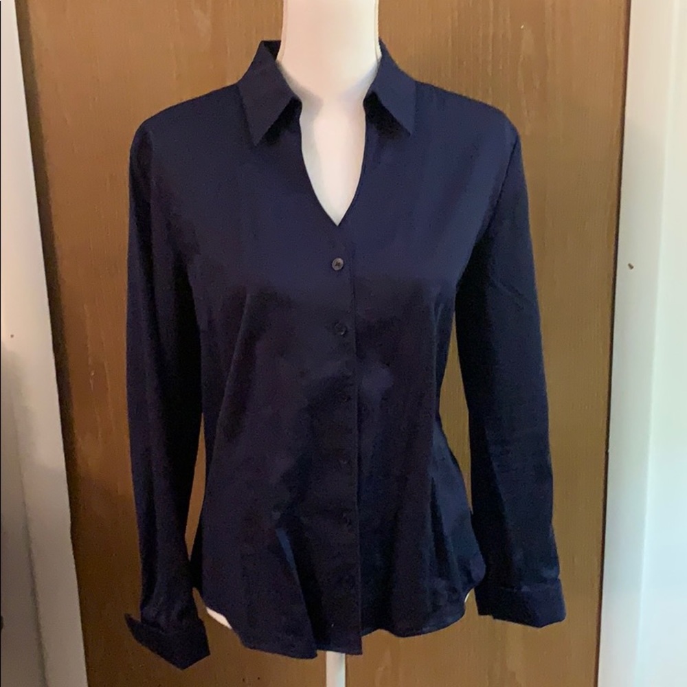 Great condition navy women’s blouse